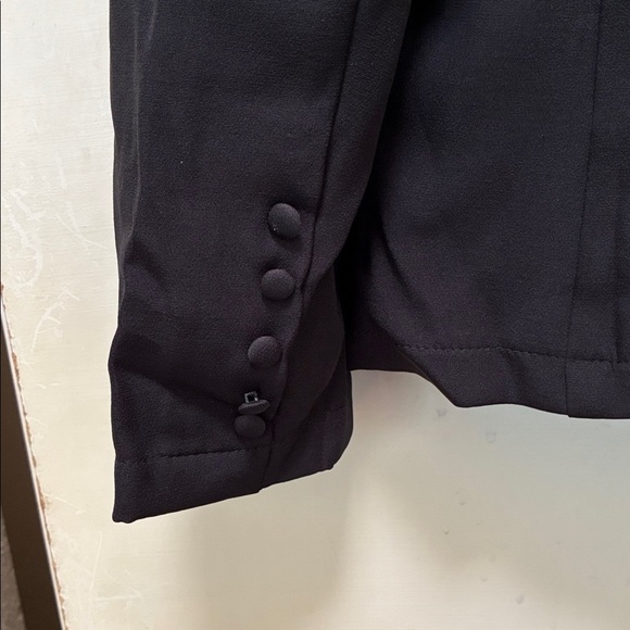 NEW Elegant Black Fringed Women's Jacket small - Picture 6 of 9